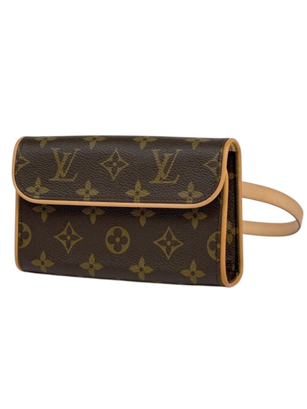 Louis Vuitton Pochette Florentine Belt Bag Pouch Monogram Brown